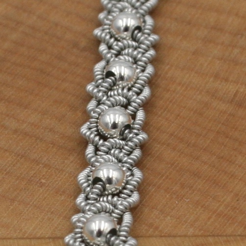 Silver Bead Braid Style