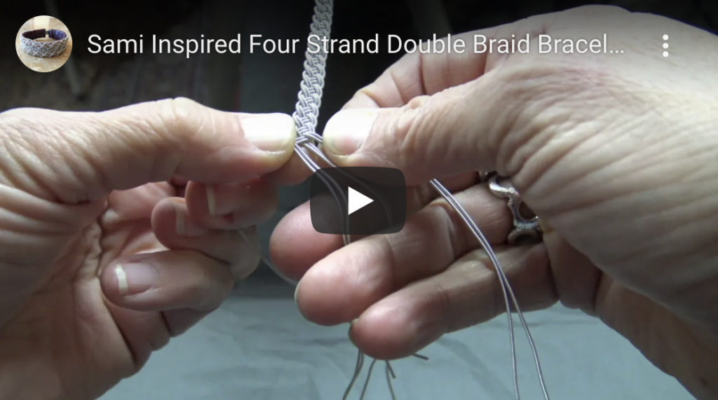 Sami Inspired Four Strand Double Braid Bracelet Kit NEW! - Saami Supplies